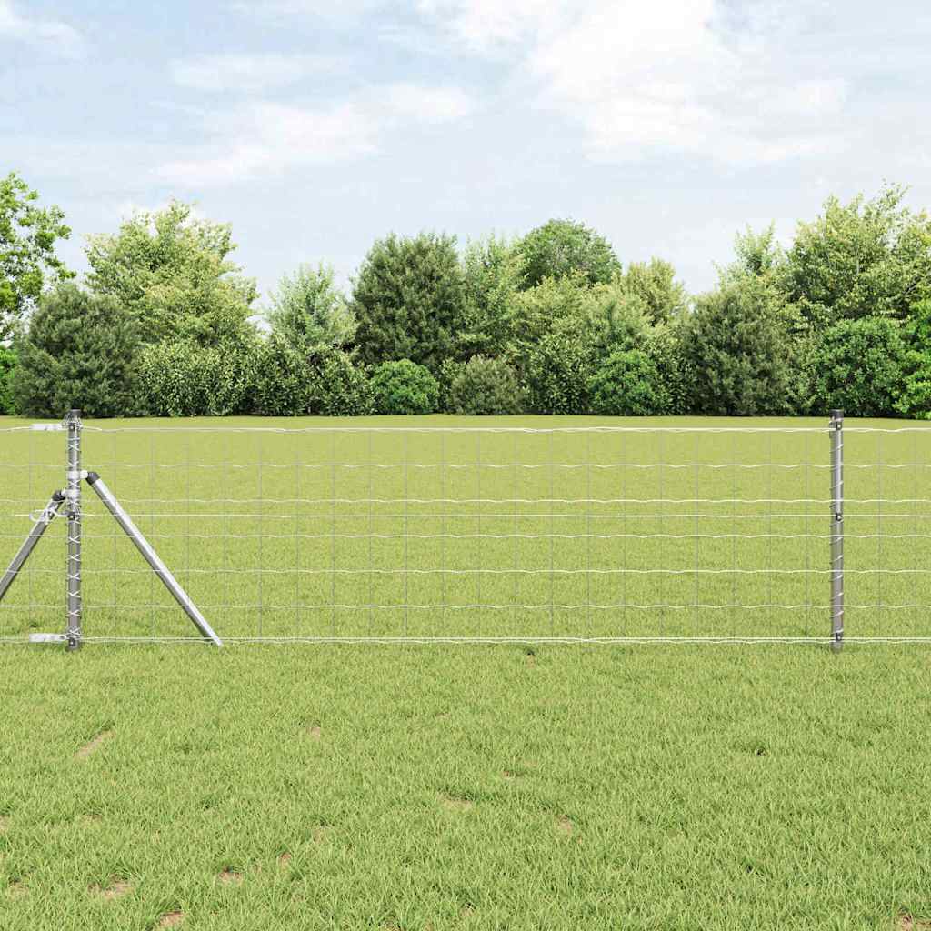 Cerca Euro Gris 0.4 x 10 m Hierro recubierto de PVC