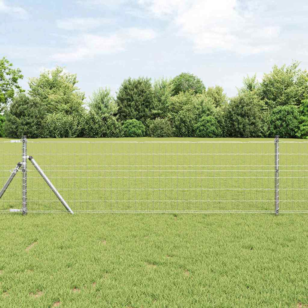 Cerca Euro Gris 0.4 x 10 m Hierro recubierto de PVC