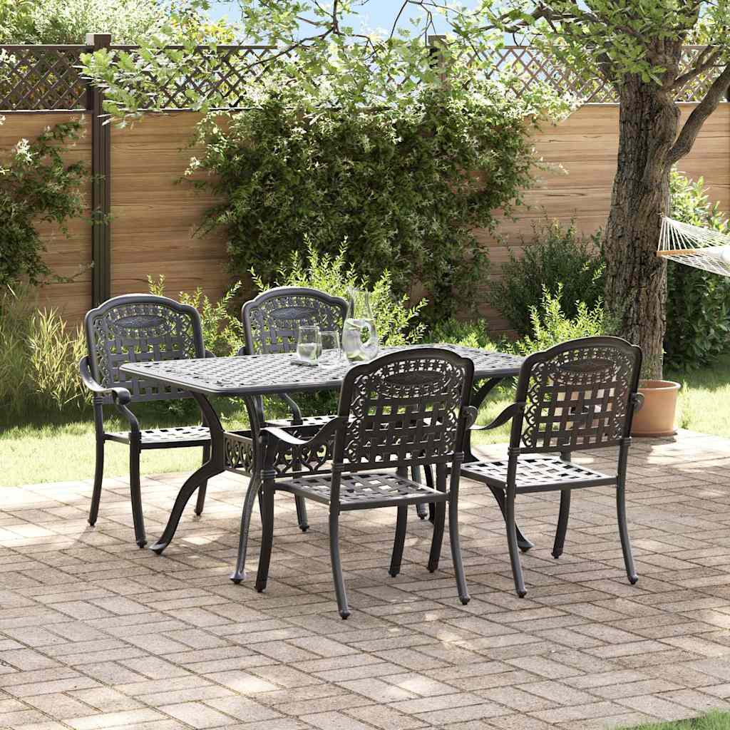 Conjunto de Comedor de Jardín 5 pcs Aluminio