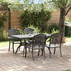 Conjunto de Comedor de Jardín 5 pcs Aluminio