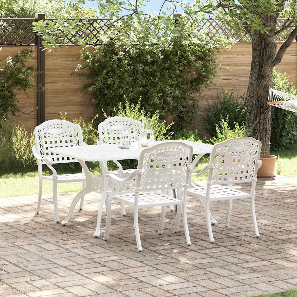 Conjunto de Comedor de Jardín 5 pcs Aluminio
