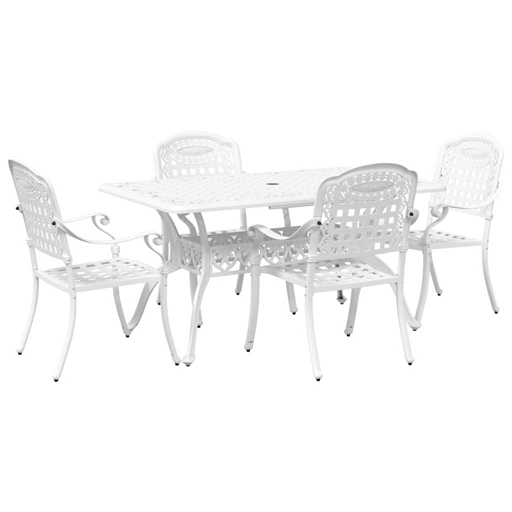 Conjunto de Comedor de Jardín 5 pcs Aluminio