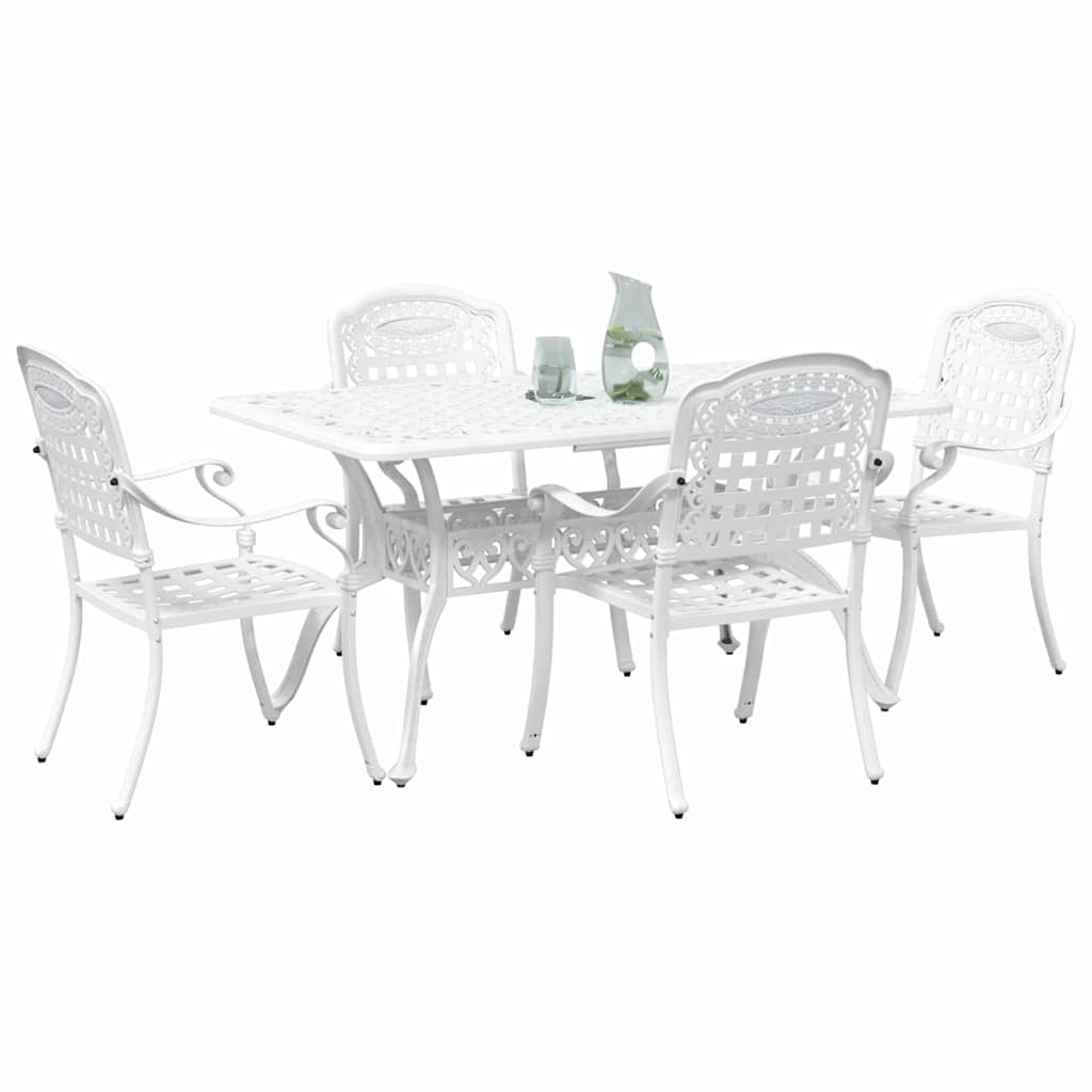 Conjunto de Comedor de Jardín 5 pcs Aluminio
