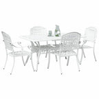 Conjunto de Comedor de Jardín 5 pcs Aluminio