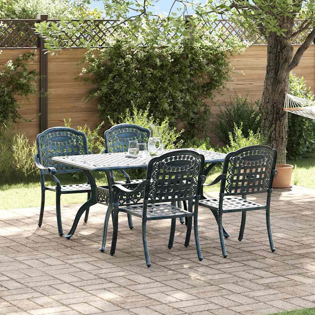 Conjunto de Comedor de Jardín 5 pcs Aluminio