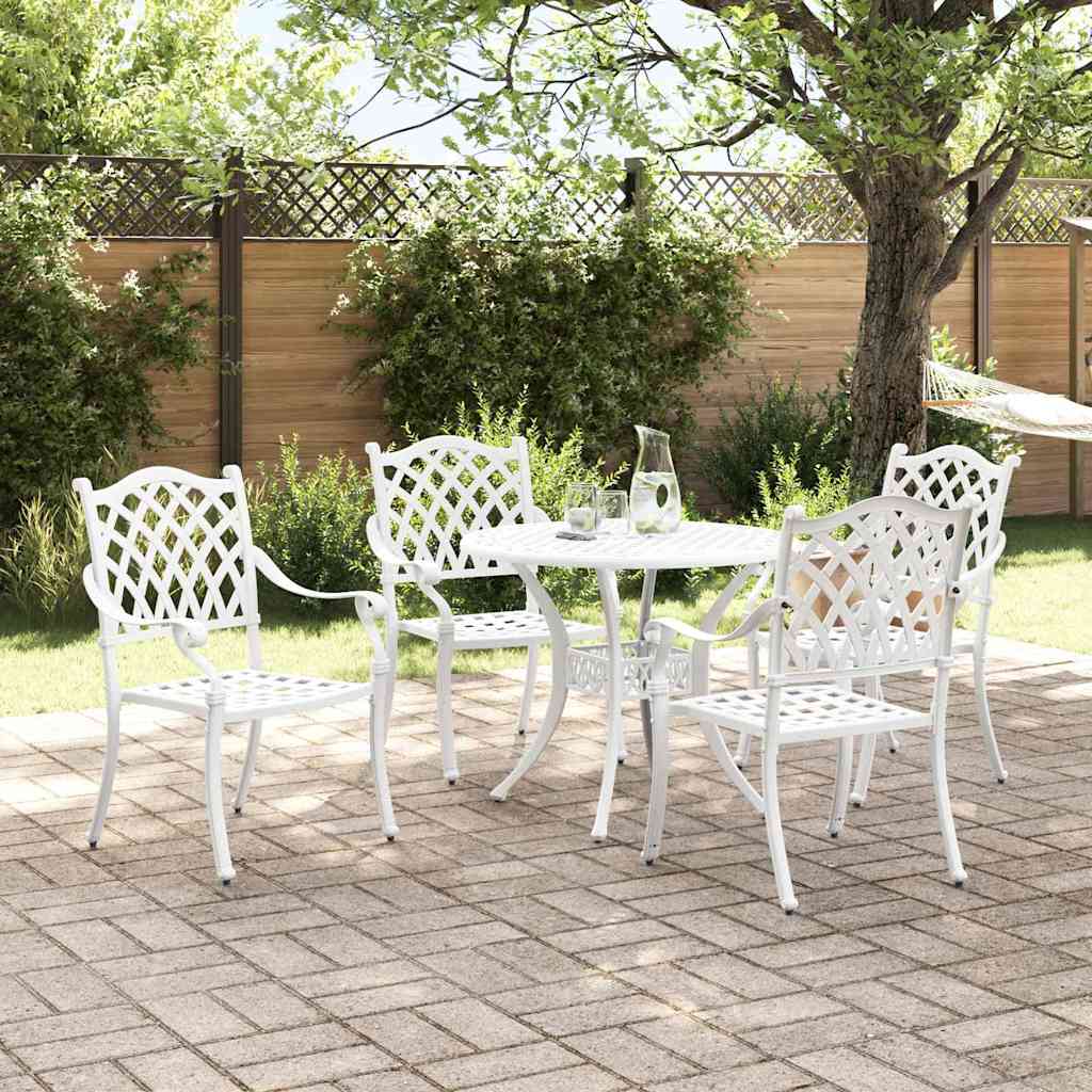 Conjunto de Comedor de Jardín 5 pcs Aluminio