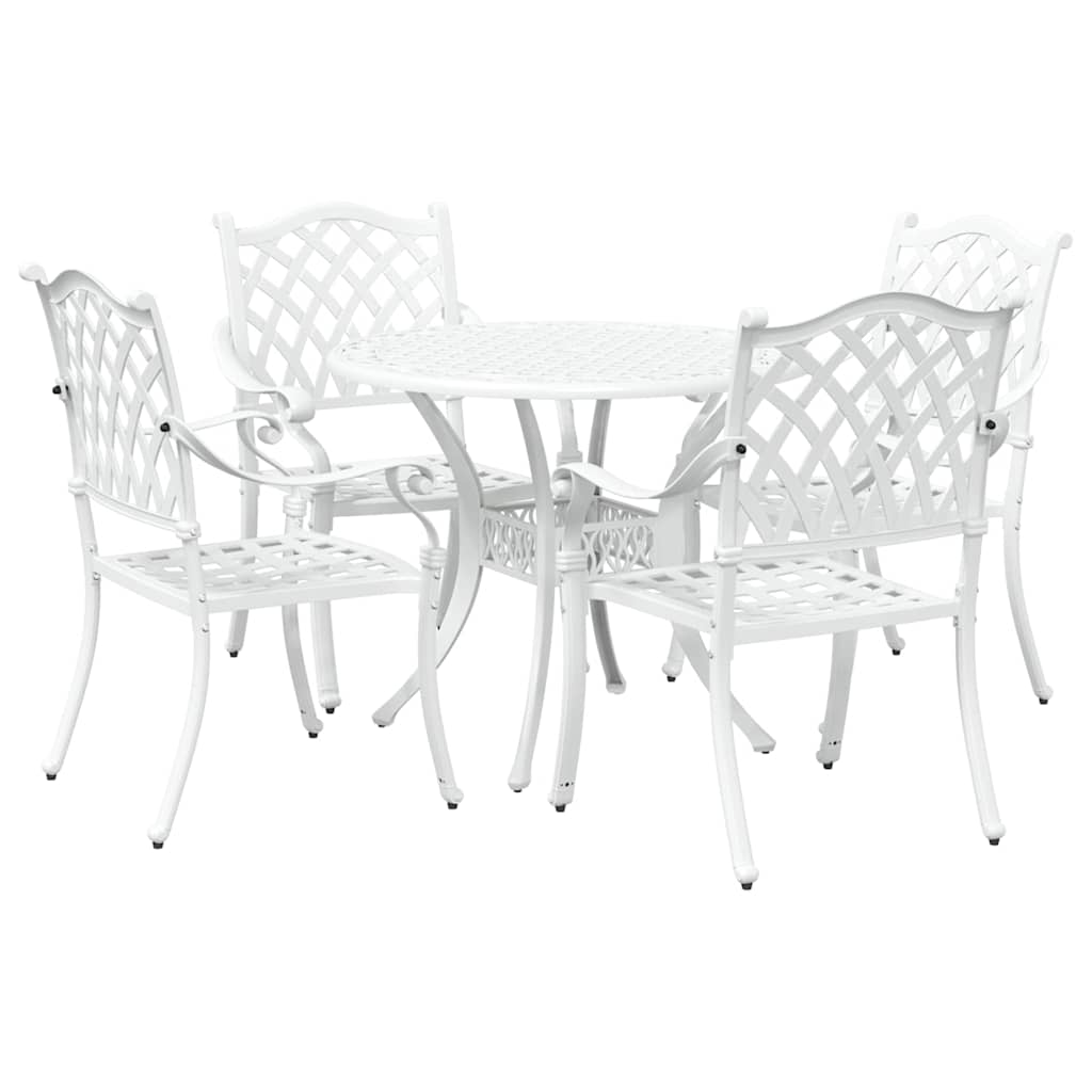 Conjunto de Comedor de Jardín 5 pcs Aluminio