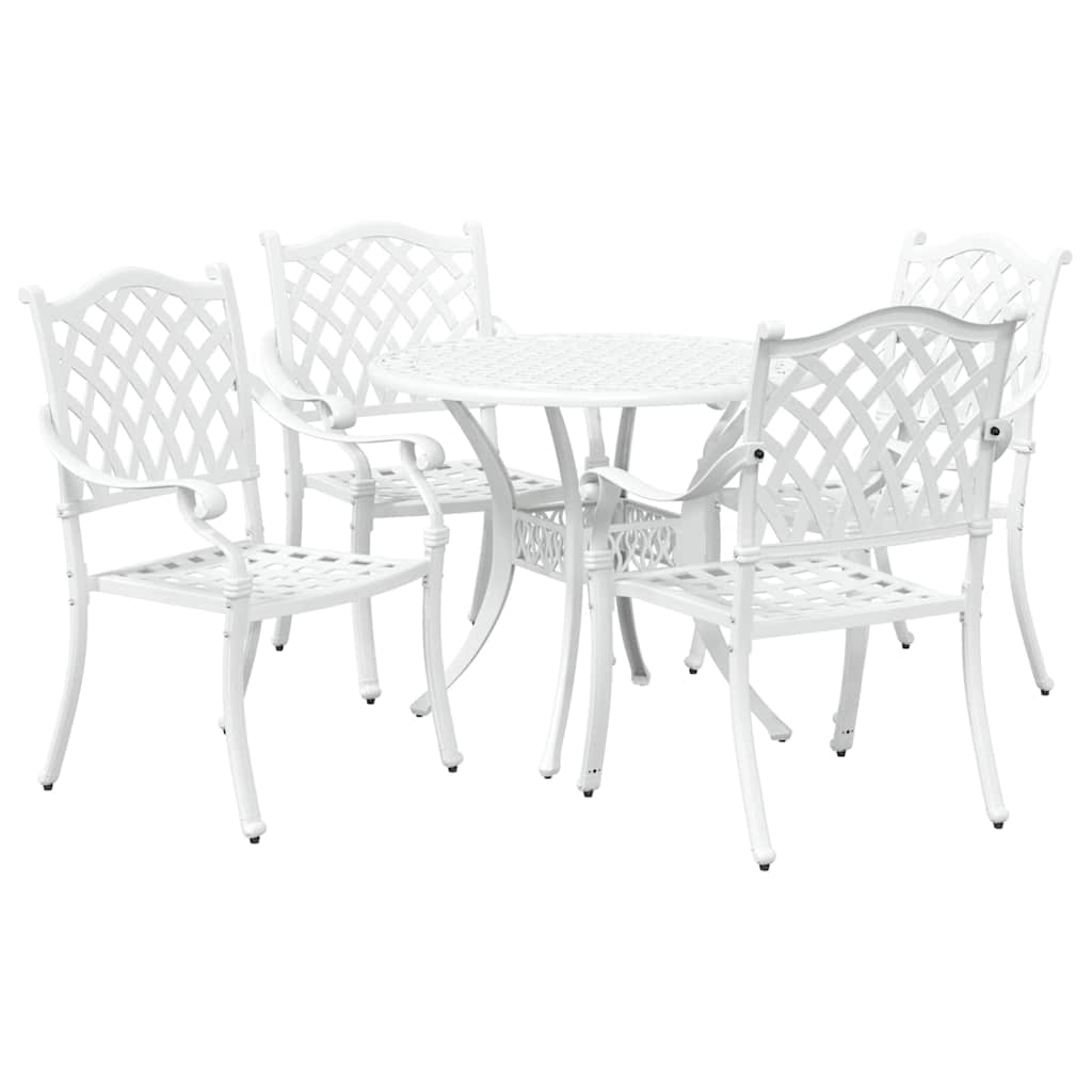 Conjunto de Comedor de Jardín 5 pcs Aluminio