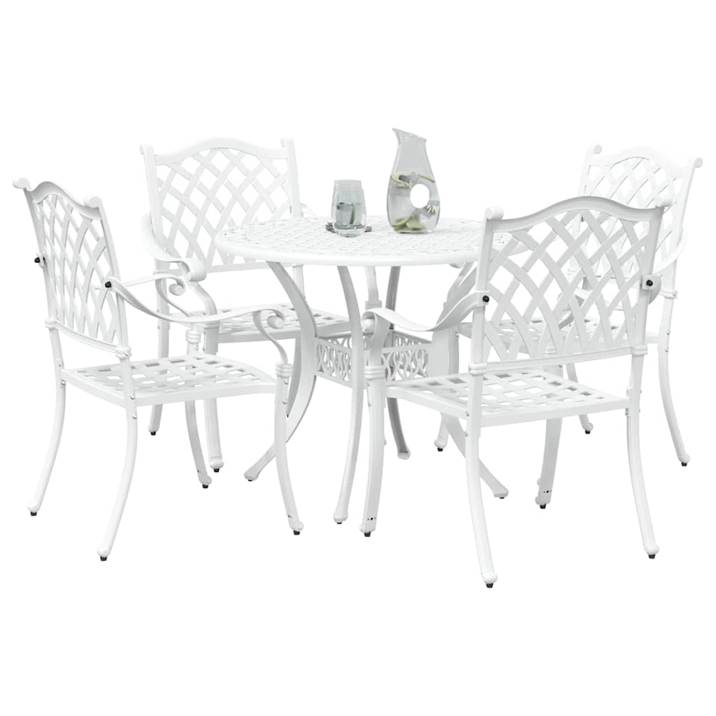 Conjunto de Comedor de Jardín 5 pcs Aluminio