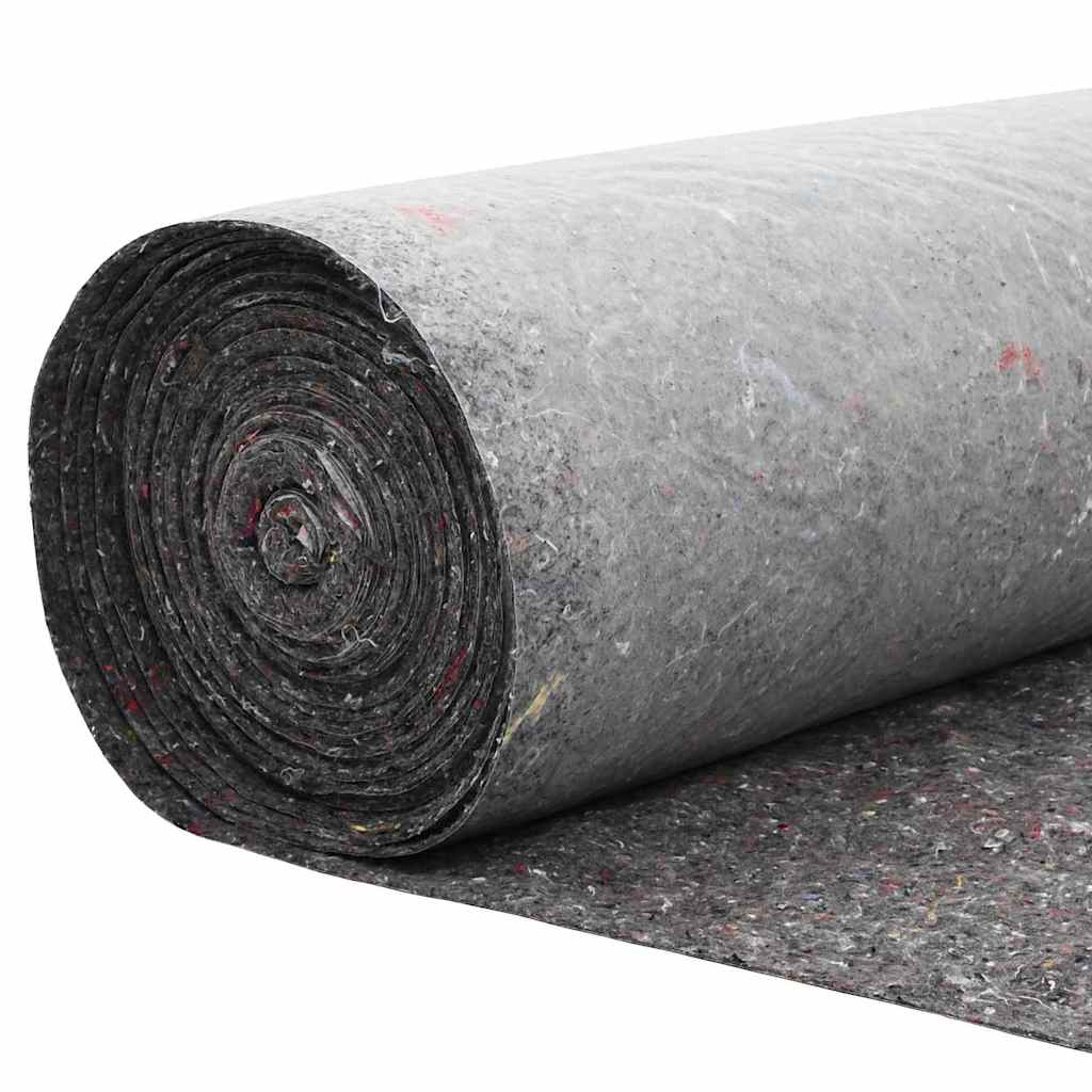 Fleece para el Jardín Gris 1 x 10 m Poliéster y Algodón
