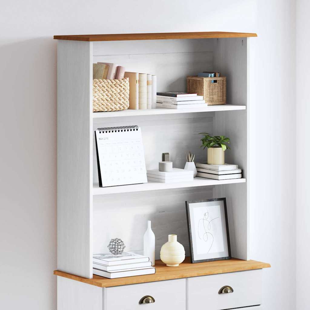 Hutch ASJKIM 91 x 30 x 104 cm Solid pine wood