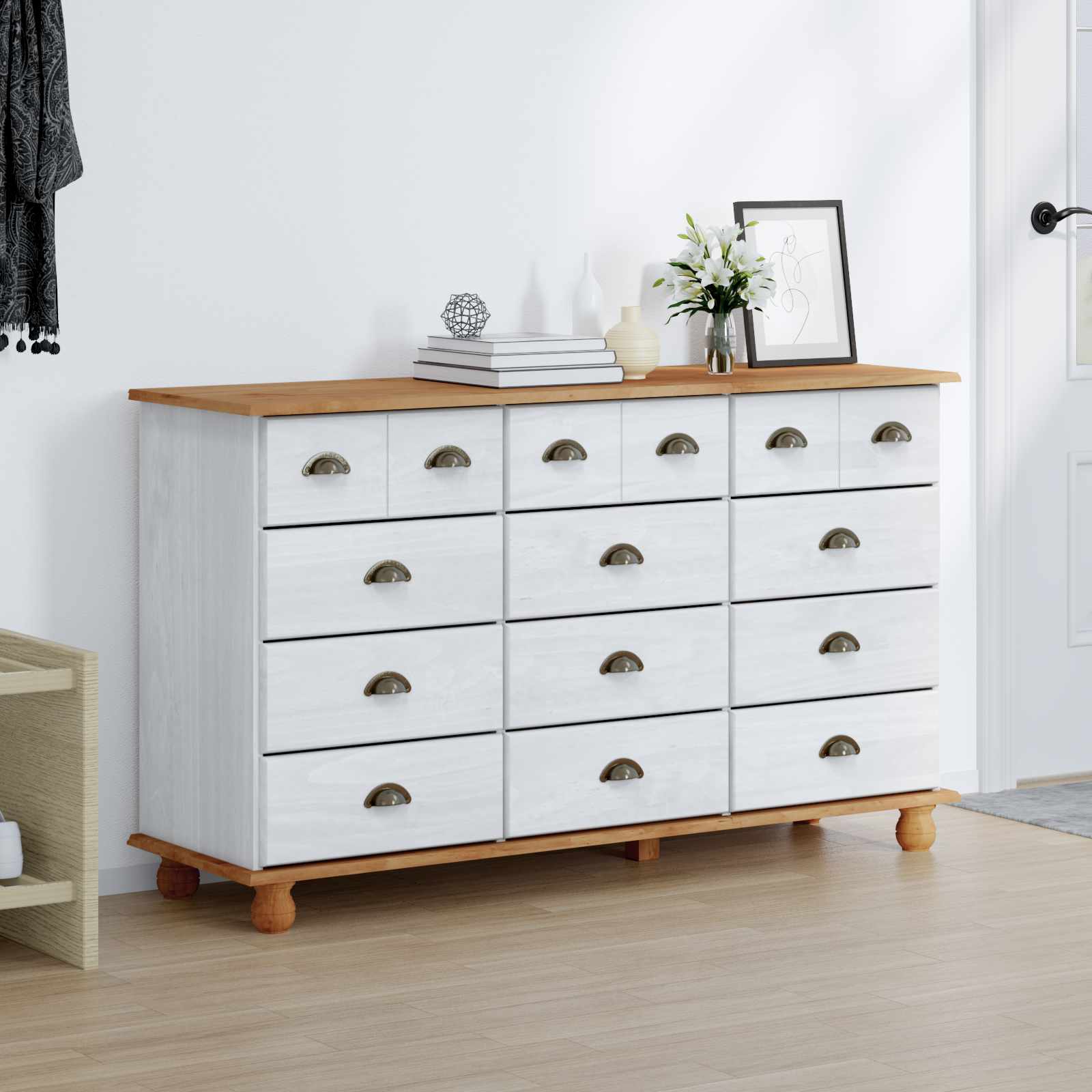 Cajón de Gaveta ASKIM 79 x 40 x 133,5 cm Madera de pino macizo