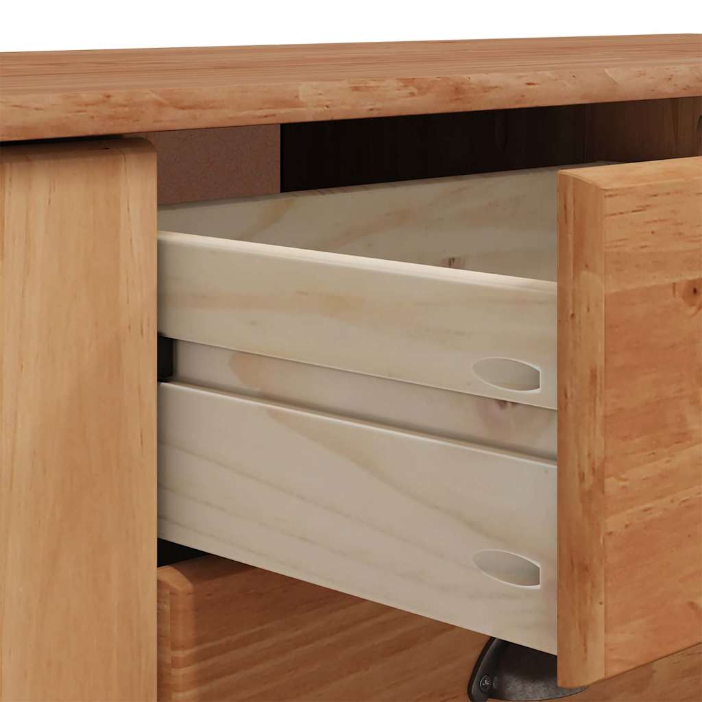 Aparador ASKIM 133,5 x 40 x 79 cm Madera maciza de pino