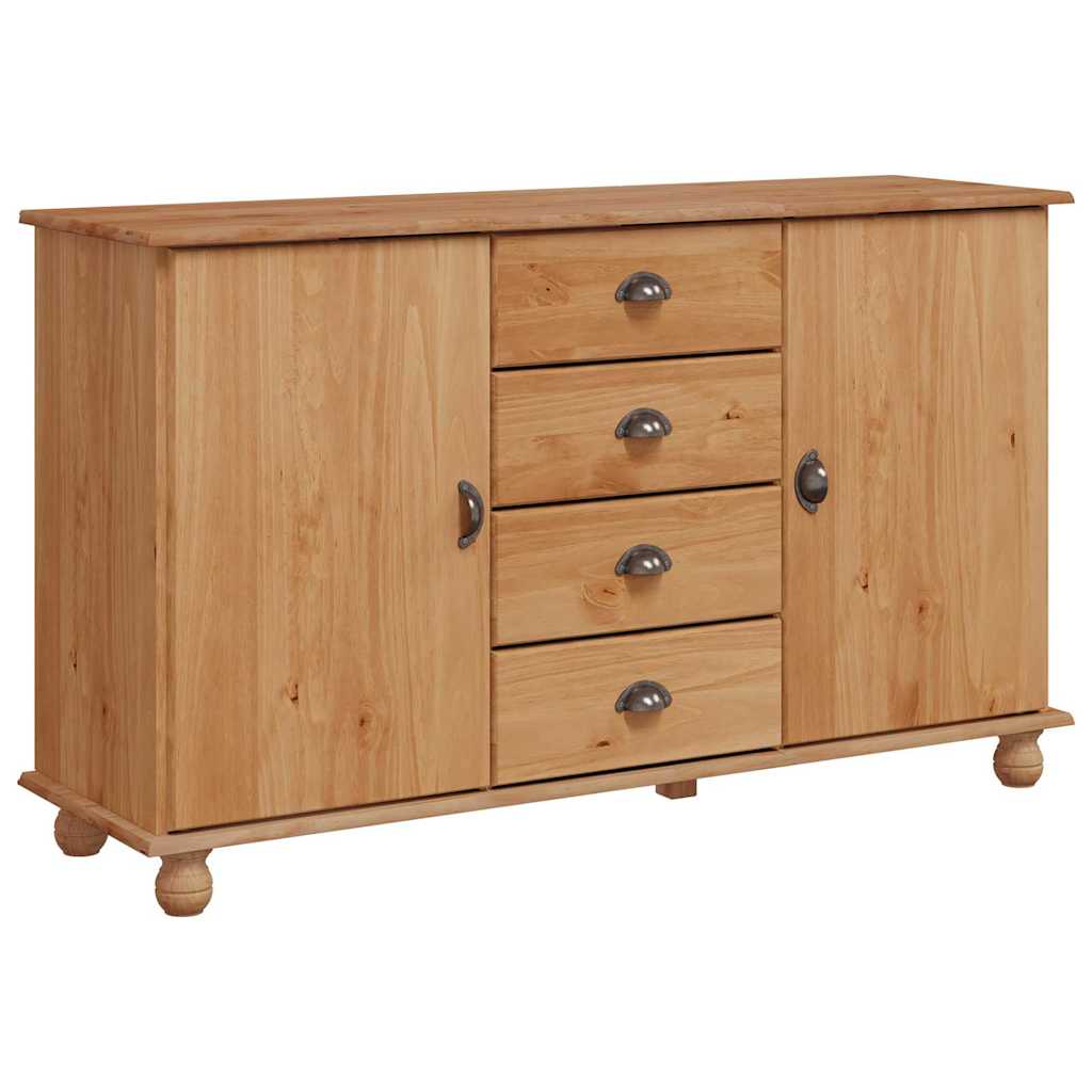 Aparador ASKIM 133,5 x 40 x 79 cm Madera maciza de pino