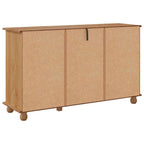 Aparador ASKIM 133,5 x 40 x 79 cm Madera maciza de pino