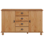 Aparador ASKIM 133,5 x 40 x 79 cm Madera maciza de pino