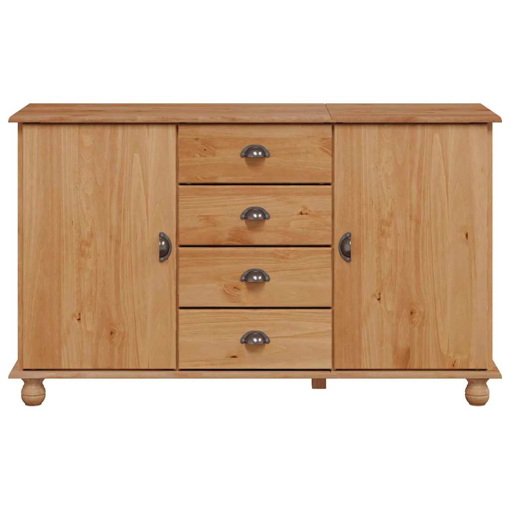 Aparador ASKIM 133,5 x 40 x 79 cm Madera maciza de pino