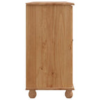 Aparador ASKIM 133,5 x 40 x 79 cm Madera maciza de pino
