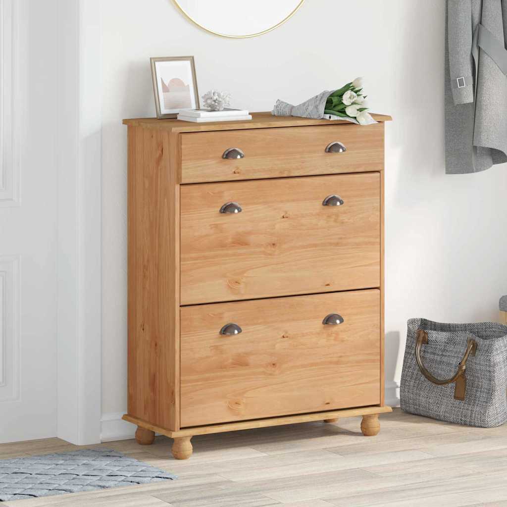 Armario Zapatero ASKIM 85 x 35 x 108 cm Madera de pino macizo