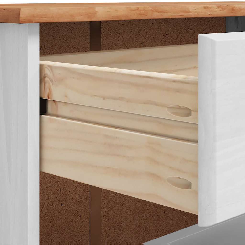 Armario Zapatero ASKIM 85 x 35 x 108 cm Madera de pino macizo