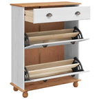 Armario Zapatero ASKIM 85 x 35 x 108 cm Madera de pino macizo