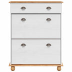 Armario Zapatero ASKIM 85 x 35 x 108 cm Madera de pino macizo