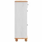 Armario Zapatero ASKIM 85 x 35 x 108 cm Madera de pino macizo