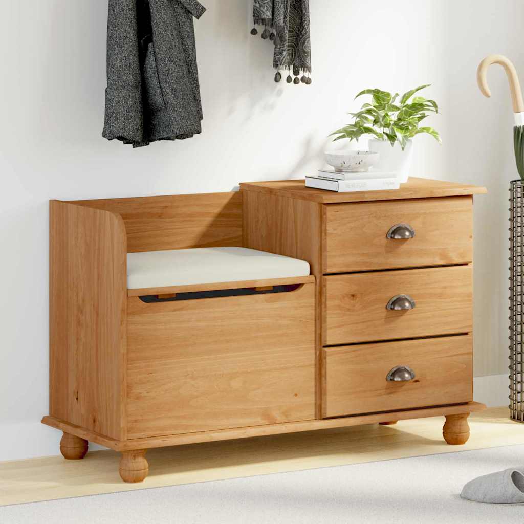 Banco de almacenamiento con cajón ASKIM 100 x 39 x 62 cm