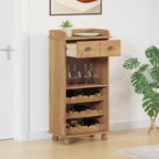 Armario para Vinos ASKIM Cera de Miel 57 x 37 x 114 cm