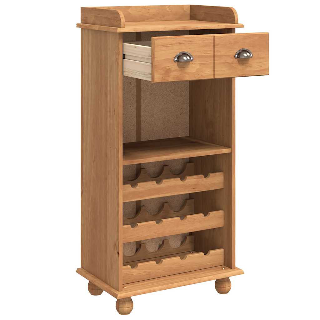 Armario para Vinos ASKIM Cera de Miel 57 x 37 x 114 cm