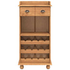Armario para Vinos ASKIM Cera de Miel 57 x 37 x 114 cm