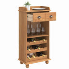 Armario para Vinos ASKIM Cera de Miel 57 x 37 x 114 cm