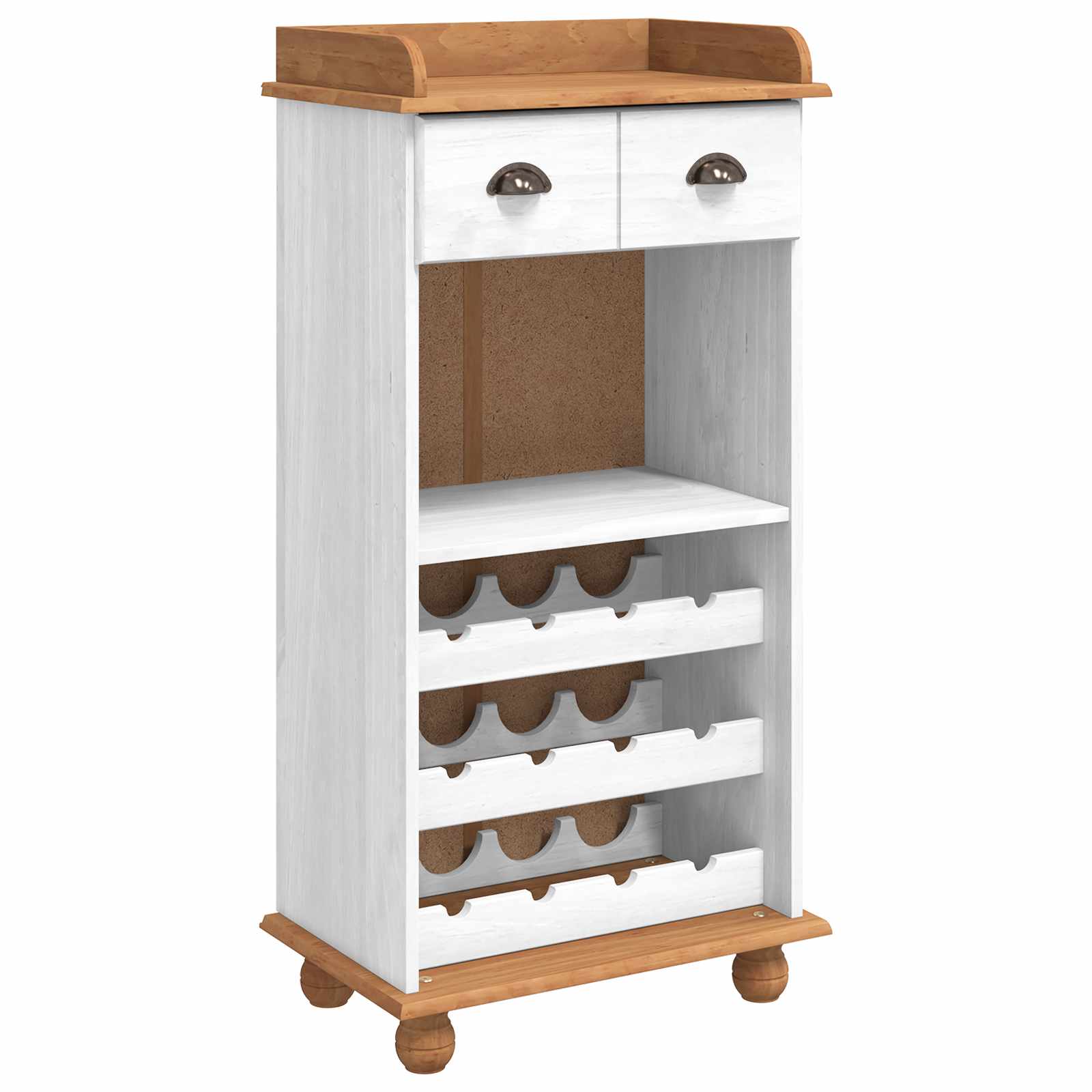 Armario para Vinos ASKIM Cera de Miel 57 x 37 x 114 cm