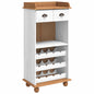 Armario para Vinos ASKIM Cera de Miel 57 x 37 x 114 cm