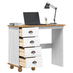 Escritorio ASKIM 95 x 40 x 75 cm Madera de pino macizo