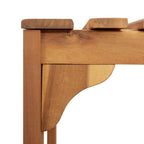 Alrededor de Spa Marrón 230 x 230 cm Madera de Acacia Sólida