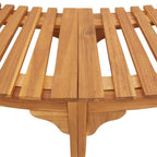 Alrededor de Spa Marrón Ø255 x 55,5 cm Madera de Acacia Sólida