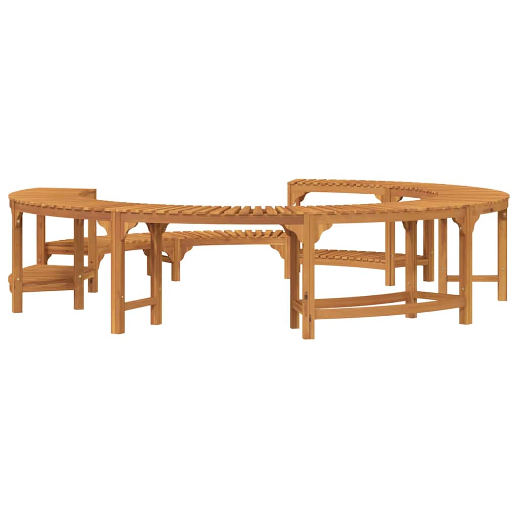 Alrededor de Spa Marrón Ø255 x 55,5 cm Madera de Acacia Sólida