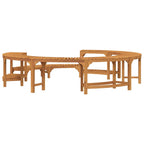 Alrededor de Spa Marrón Ø255 x 55,5 cm Madera de Acacia Sólida