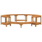 Alrededor de Spa Marrón Ø255 x 55,5 cm Madera de Acacia Sólida