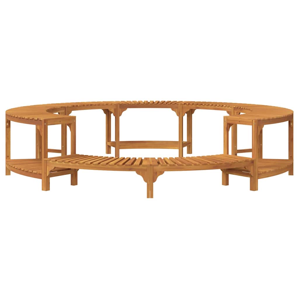 Alrededor de Spa Marrón Ø255 x 55,5 cm Madera de Acacia Sólida