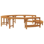 Alrededor de Spa Marrón Ø255 x 55,5 cm Madera de Acacia Sólida