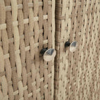 Armario de almacenamiento Beige 100 x 36 x 102 cm Ratán