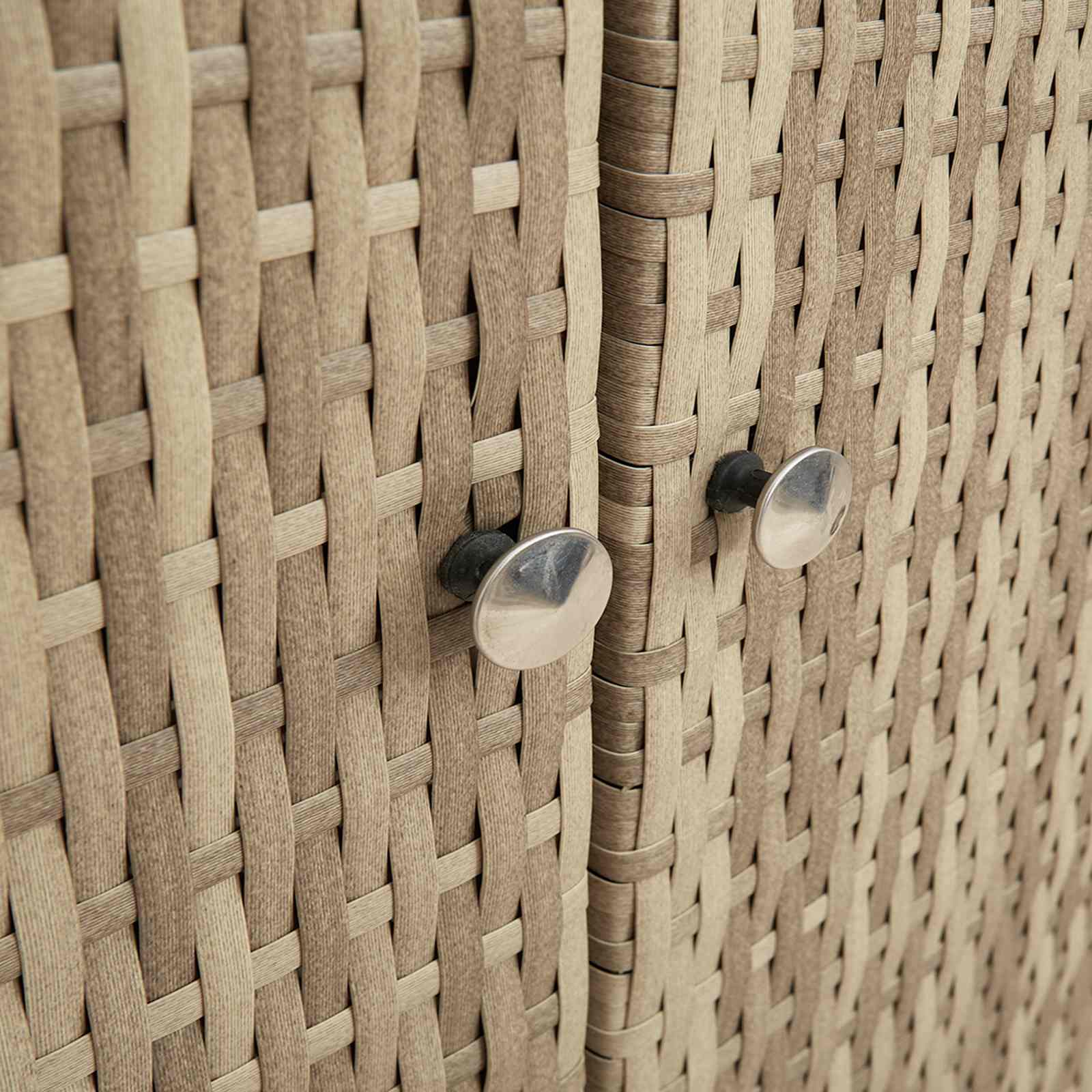 Armario de almacenamiento Beige 100 x 36 x 102 cm Ratán