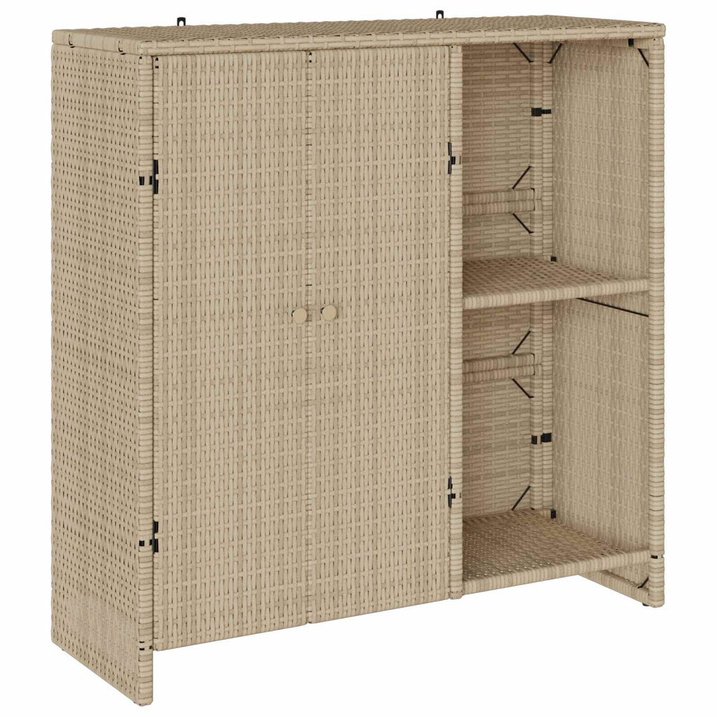 Armario de almacenamiento Beige 100 x 36 x 102 cm Ratán