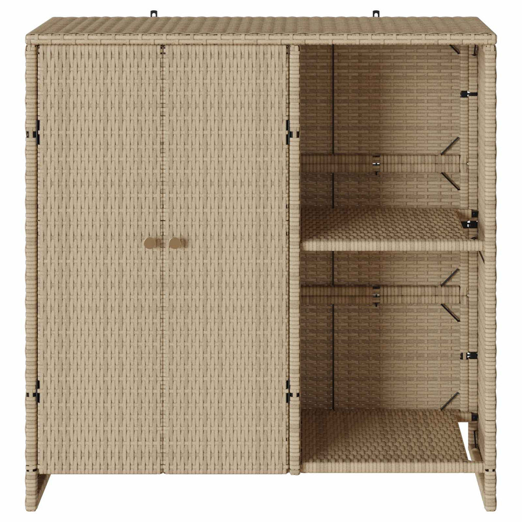 Armario de almacenamiento Beige 100 x 36 x 102 cm Ratán