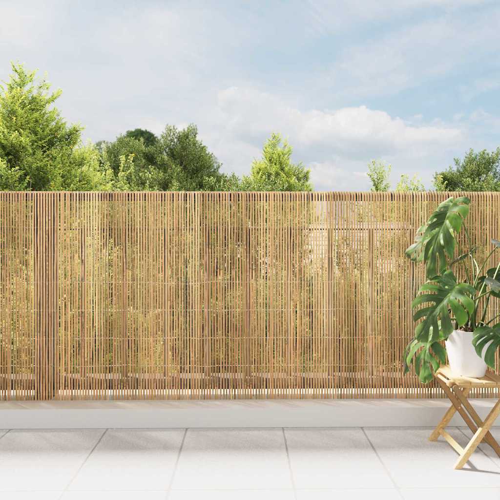 Cerca de Bambú Natural 400 x 125 cm Bambú