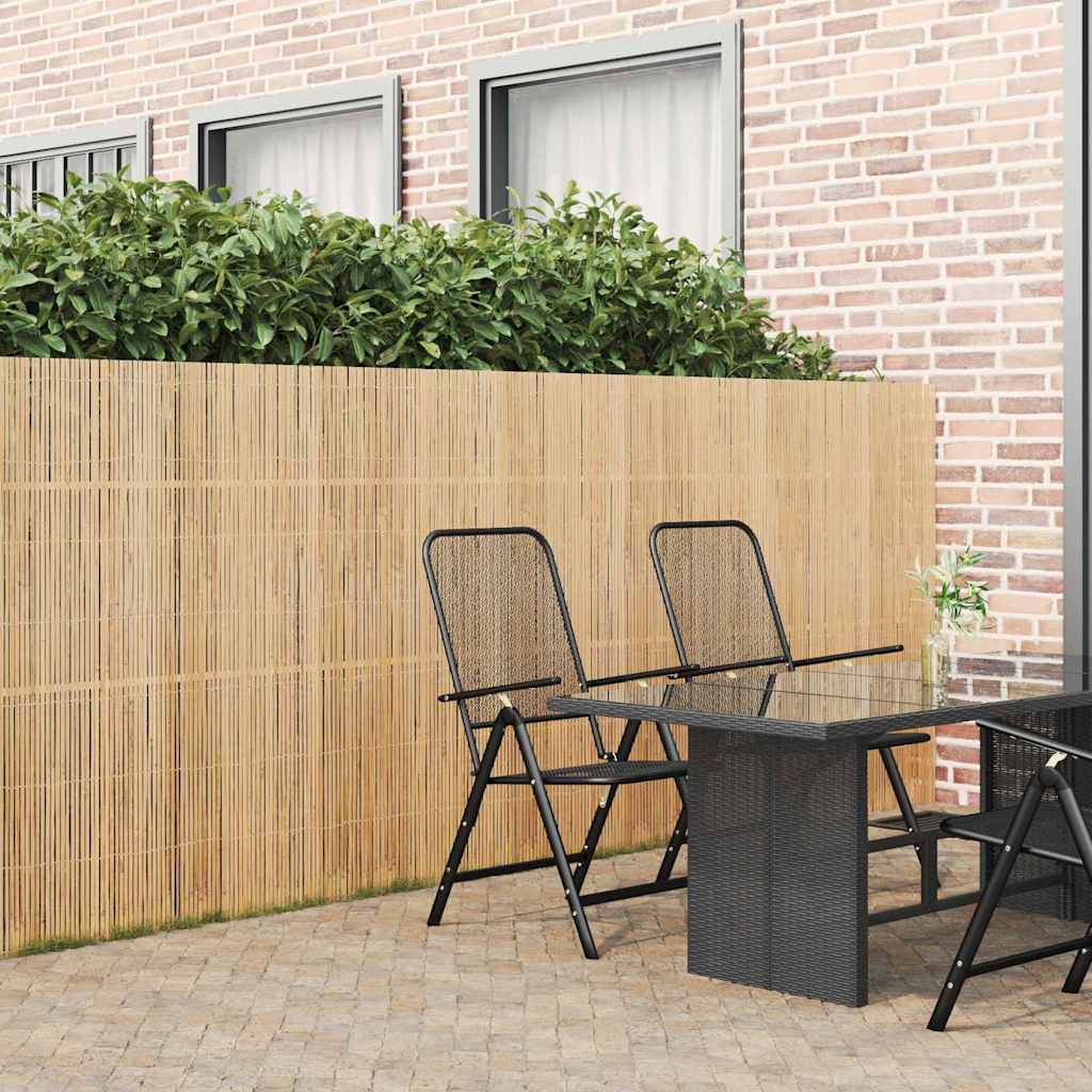 Cerca de Bambú Natural 400 x 125 cm Bambú