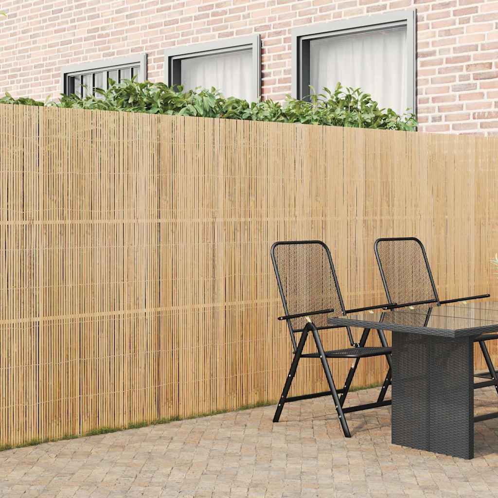 Cerca de Bambú Natural 400 x 125 cm Bambú