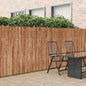 Valla de corteza Marrón 100 x 600 cm Corteza